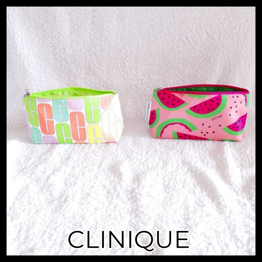 $  3/$15 New: 2/ Clinique Makeup Bags